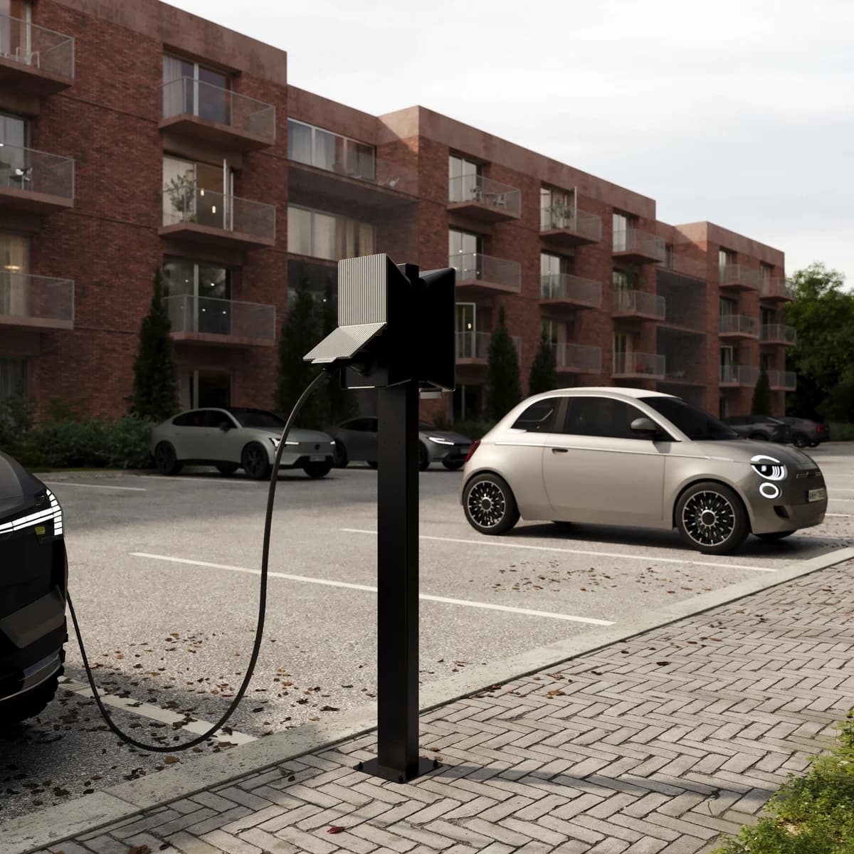 Installation de borne de recharge dans le département Morbihan
